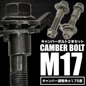 キャンバーボルト 17mm 2本セット キャンバー調整 ±1.75度 M17 カローラスポーツ/ツーリング/ルミオン