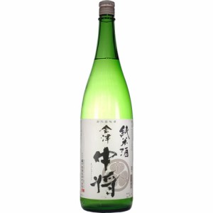 会津中将 純米酒 1800ml 鶴乃江酒造 日本酒 福島 会津　ギフト プレゼント(4980003020211)