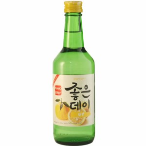 韓国焼酎 ジョウンデー イエロー ゆず 360ml 13.5度 ムハク ジョウンデイ ウリスル 韓ドラ 韓国　ギフト プレゼント(8801100128838)