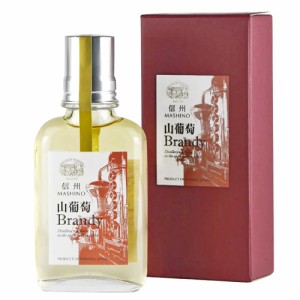 信州まし野ワイン まし野 山葡萄ブランデー 100ml 56度　ギフト プレゼント(4989574620325)