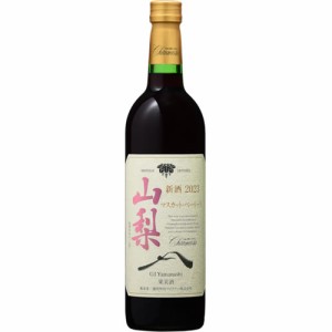 赤ワイン やや軽口 新酒 2023 シャンモリ 山梨 マスカット ベーリーA 新酒 750ml 2023 盛田甲州ワイナリー 日本 山梨　ギフト プレゼント