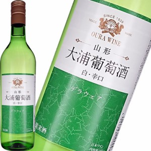 白ワイン 辛口 大浦葡萄酒 白 辛口 720ml 日本 山形　ギフト プレゼント(4941226180014)