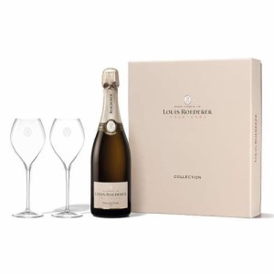 ワイングラスセット ルイ ロデレール コレクション 242 750ml デュオ 2 グラスセット ボックス付 シャンパン スパークリング　ギフト プ