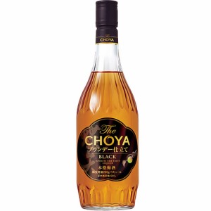 チョーヤ The CHOYA ブランデー仕立て BLACK 700ml 14度 ザ･チョーヤ 本格梅酒 リキュール　ギフト プレゼント(4905846118529)