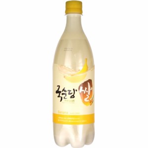 韓国 マッコリ 麹醇堂 米マッコリ バナナ 750ml 4度【20個まで1個口配送可能】韓ドラ　ギフト プレゼント(8802521894753)