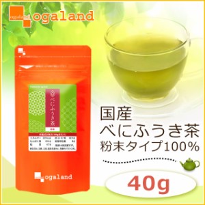 国産べにふうき茶 粉末タイプ（40g） ベニフウキ 紅茶 緑茶 お茶 サプリメント べにほまれ カテキン _JF