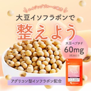 大豆イソフラボン（約1ヶ月分）  大豆ペプチド エクオール サプリメント 健康食品 美容 女性特有 美容ケア _JH _JB _1K  11035