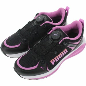 交換送料片道無料 子供 プーマ PUMA スニーカー キッズ トゥウィッチ ランナー ディスク JR 377357 03  Puma Black/Mauve Pop/Salmon 22-