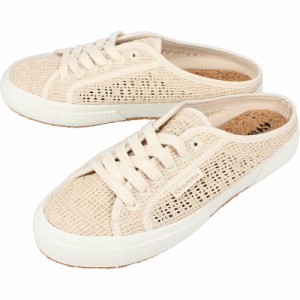 交換送料片道無料 スペルガ SUPERGA スニーカー 2402-MULE ORGANIC MACRAME 3S2123XW A00 BEIGE RAW