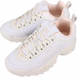 交換送料片道無料 フィラ FILA スニーカー ディスラプター 2 スプラッシュ Disruptor 2 Splash ホワイト/ベージュ/ピンク USS23009 121