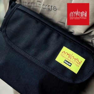 マンハッタンポーテージ Manhattan Portage メッセンジャーバッグ NYLON MESSENGER BAG (XXS) VINYL LINING ONLY NY ブラック 1603-LVL-O