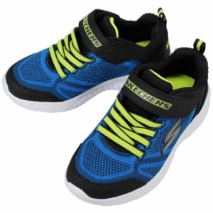 交換送料片道無料 子供 スケッチャーズ SKECHERS スニーカー スナップ スプリンツ SNAP SPRINTS ブルー/ブラック 97546L BLBK 17cm〜20.5