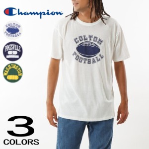 交換送料片道無料 チャンピオン Champion ショートスリーブTシャツ C3-X338 010(ホワイト) 370(ネイビー) 560(モスグリーン)