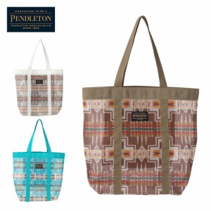 ペンドルトン PENDLETON バッグ メッシュ トート MESH TOTE オフ ベージュ ターコイズ PDT-000-231005