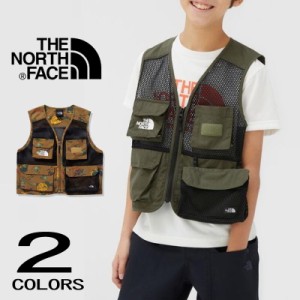 交換送料片道無料 子供服 ノースフェイス THE NORTH FACE アドベンチャーベスト キッズ Adventure Vest NPJ22324 NT(ニュートープ) CB(TN
