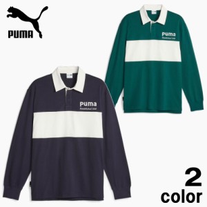 交換送料片道無料 プーマ PUMA ウェア メンズ チームラグビーシャツ 625205 16（ニューネイビー） 43（マラカイト） 