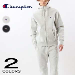 交換送料片道無料 チャンピオン Champion ウェア リバースウィーブ(R) ジップ フーデッド スウェット シャツ C3-U124 040（シルバーグレ