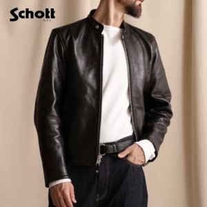 schott シングル ライダースの通販｜au PAY マーケット