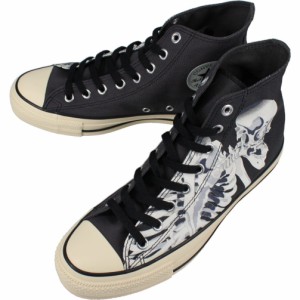 交換送料片道無料 コンバース CONVERSE スニーカー オールスター R ウキヨエプリント ハイ ALL STAR R UKIYOEPRINT HI スカル SCULL 1SD7