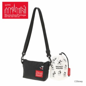 マンハッタンポーテージ Manhattan Portage ミニクラッチ / ミッキーマウス 7020-MIC-23 ブラック BLK