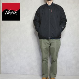 交換送料片道無料 ナンガ NANGA ソフト ダウン バーシティ ブルゾン SOFT DOWN VARSITY BLOUSON ブラック ND2411-1A102 BLK