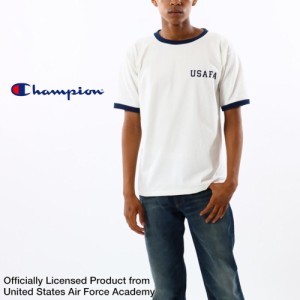 チャンピオン Champion PLEBE ショートスリーブリンガーTシャツ 24SS TRUE TO ARCHIVES ホワイト/ネイビー C3-X336 013