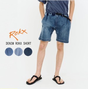 ロックス ROKX デニム ロックス ショーツ DENIM ROKX SHORT RXMS243014 R72（ヒッコリー）R75（ミッドユーズド）R77（ダークユーズド）