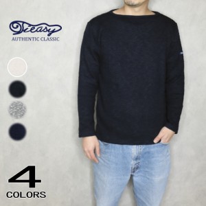 Tieasy ティージー オリジナル ボートネック シャツ ORIGINAL BOATNECK SHIRT te002 ナチュラル ブラック ミックスチャコール ダークネイ