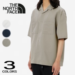 ノースフェイス THE NORTH FACE ショートスリーブシアサッカーベントメッシュシャツ S/S Seersucker Vent Mesh Shirt NR22360 OW（オフホ