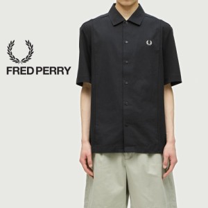 フレッドペリー FRED PERRY メッシュ パネル シャツ Mesh Panel Shirt ブラック M7710 102