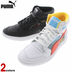 プーマ PUMA スニーカー ラルフ サンプソン ミッド グラス RALPH SAMPSON MID GLASS 371582 プーマブラック(01) プーマホワイト(02)