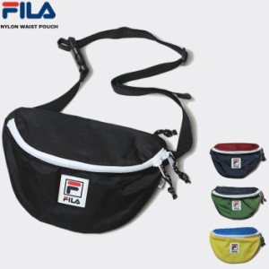 フィラ FILA バッグ ウエストポーチ FDH001 クロ コン グリーン キイロ