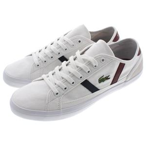 ラコステ LACOSTE スニーカー サイドライン 319 4 SIDELINE 319 4 ホワイト/ダークレッド/ネイビー CMA0081 222