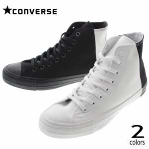 コンバース CONVERSE スニーカー オールスター 100 モノパネル ハイ ALL STAR 100 MONOPANEL HI ホワイト/ブラック(1CL587) ブラック/ホ