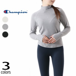 チャンピオン Champion ウェア ウィメンズ ロングスリーブ Tシャツ CW-SS416 ホワイト(010) オックスフォードグレー(070) ブラック(090)