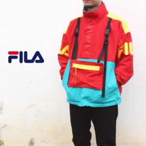 フィラ FILA アウター ハーフジップジャケット レッド FM9673-11