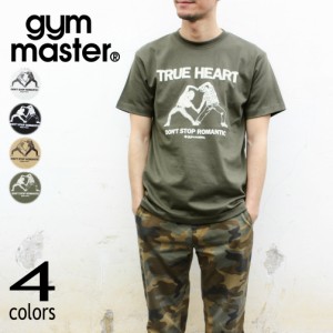 ジムマスター gym master Tシャツ トゥルー ハート TRUE HEART G692689 ホワイト(01) ブラック(05) ベージュ(31) オリーブ(46)