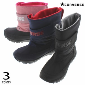 子供 コンバース CONVERSE スニーカー キッズ CVスター ブーツ WR KIDS CVSTAR BOOTS WR ブラック ネイビー ピンク