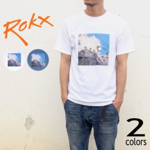 交換送料片道無料 ロックス ROKX ピーナッツ ヨセミテ フォト ティー YOSEMITE PHOTO TEE RXMS214024 ホワイト ネイビー