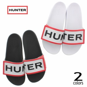 ハンター HUNTER サンダル ウィメンズ オリジナル アジャスタブル ロゴ スライド WOMENS ORG ADJ LOGO SLIDE WFD4018EVA ホワイト(WHT) 