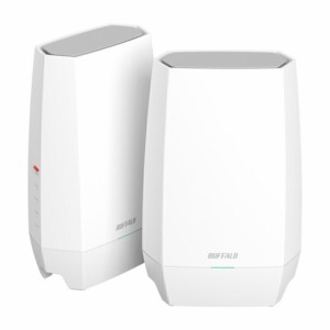 バッファロー(BUFFALO) WNR-5400XE6P/2S Wi-Fi 6E 対応ルーター EasyMesペアリング済みセットモデル