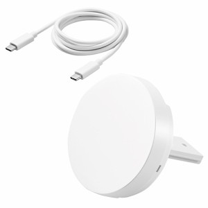 エレコム(ELECOM) W-MA03-WH(ホワイト) 3wayマグネット内蔵ワイヤレス充電器(7.5W・卓上)