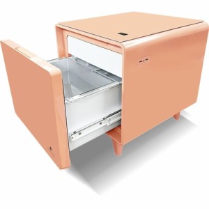 サファイア(SAPPHIRE by LOOZER) STB-30/APRICOT(アプリコット) 冷蔵庫付きスマートテーブル 1ドア 30L 幅47cm