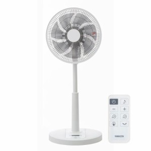 山善(YAMAZEN) YKLX-AJD30-W(ホワイト) 30cmDCリビング扇風機 節電センサー搭載 リモコン付