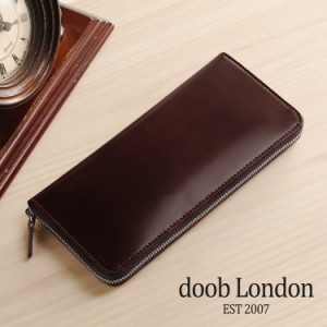 doob London/ドゥーブロンドン コードバン ラウンドファスナー 長財布 レディース【名入れ 可能】(09000086-2r)