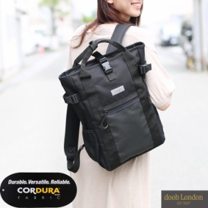 CORDURA(R) リュック レディース 12L ビジネス 撥水 A4 ブランド doob London 通学 女子 おしゃれ バックパック リュックサック 大容量 