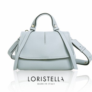 バッグ レディース 2way ショルダー ブランド LORISTELLA イタリア 本革 ハンドバッグ フラップ きれいめ 大人 小さめ レザーバッグ  (07