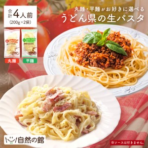 選べる生パスタ うどん県の生パスタ 4人前 400g(200g×2)  ゆで時間120秒 麺 パスタ スパゲッティ 保存食