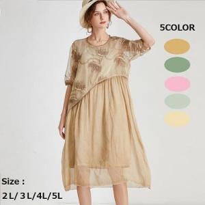 ぽっちゃり マキシ ワンピースの通販 Au Pay マーケット