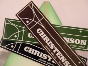 サーフィン ステッカー CHRISTENSON クリステンソン●クリステンソン　ステッカー　大